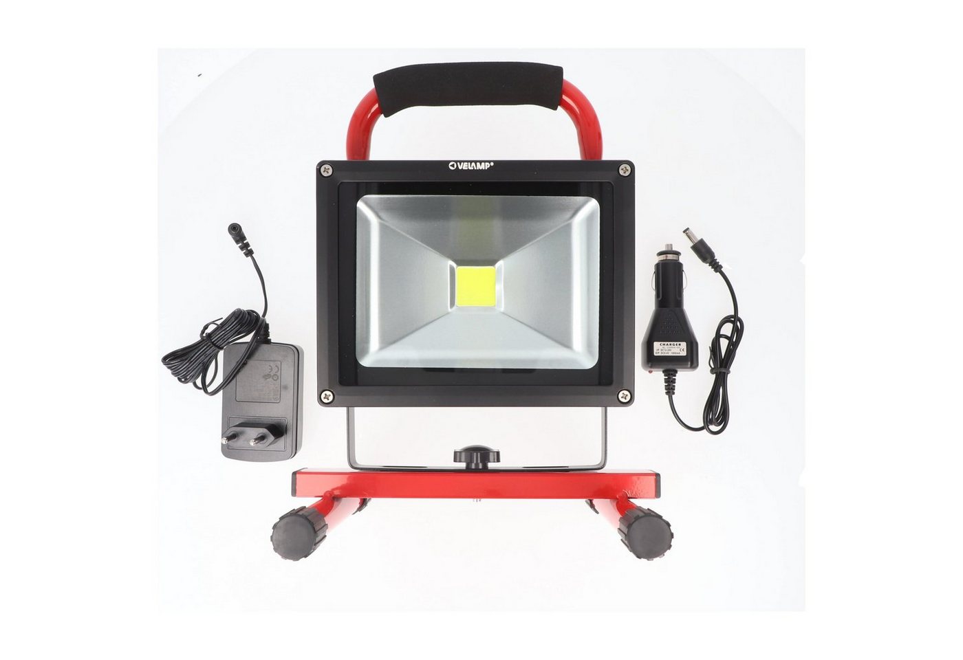 Velamp Arbeitsleuchte Velamp CYCLOP Akku-Baustrahler LED COB 20W 1200 Lumen mit 12V und 240 Velamp Arbeitsleuchte Velamp CYCLOP Akku-Baustrahler LED COB 20W 1200 Lumen mit 12V und 240 von Velamp