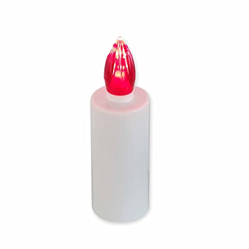 Velamp Infinity: LED-Teelicht, Lebensdauer 365 Tage, weiß mit rotem Licht. von Velamp