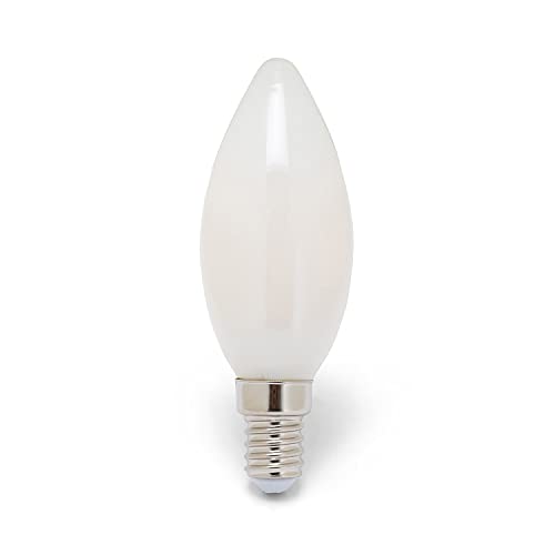 Velamp Opal-LED-Glühlampe, Olive C35, 6W / 806lm, E14-Sockel, 6500K von Velamp