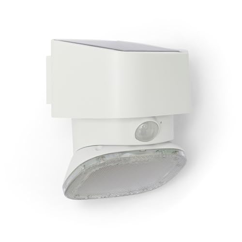 Velamp SUGAR: 2000 Lumen solarbetriebener LED-Strahler, Monoblock, mit Bewegungsmelder. Weiß Velamp SUGAR: 2000 Lumen solarbetriebener LED-Strahler, Monoblock, mit Bewegungsmelder. Weiß von Velamp