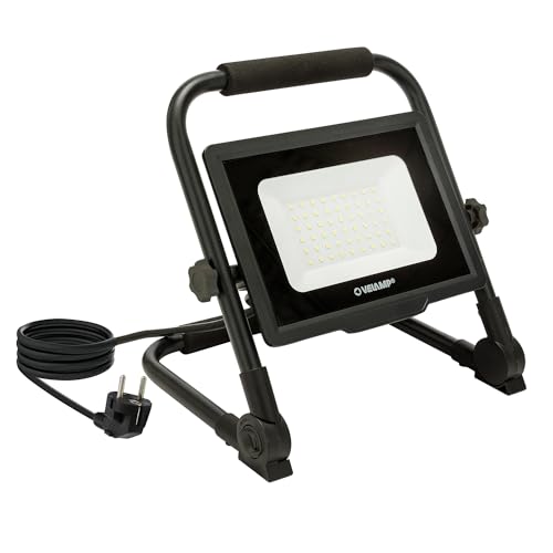 Velamp WAINGRO 100W: 100W SMD-LED-Arbeitsstrahler mit Bodenhalterung und 3m Kabel von Velamp