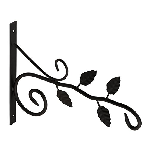 Velano - Blumenhalter, Wandhaken für hängeampel, Blumenampel Halterung, Pflanzenhalter, Wandblumenhalter, Blumentopfhalter, Wandbehang, Korbhalterungen - Stahl, UK 5 - Blätter, 230x320 Velano - Blumenhalter, Wandhaken für hängeampel, Blumenampel Halterung, Pflanzenhalter, Wandblumenhalter, Blumentopfhalter, Wandbehang, Korbhalterungen - Stahl, UK 5 - Blätter, 230x320 von Velano