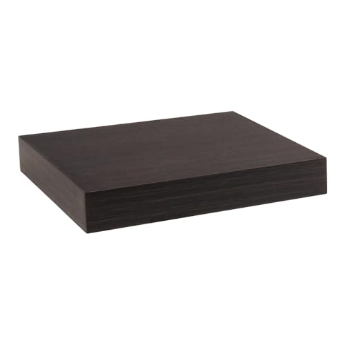 Velano - Regalbrett, Wandregal, Regalboden, Schweberegal, Hängeregal, Regalsysteme - 1 Stück, 23.5x23.5 cm, Wenge - Regale für Küche, Badezimmer, Wohnzimmer, Schlafzimmer - FS von Velano