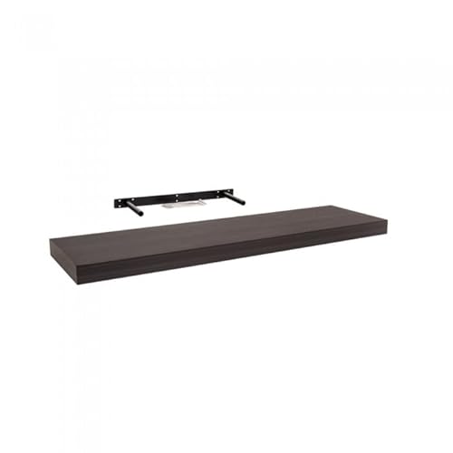 Velano - Bücherregal Wand - Wandregal - Regal Wand - Schweberegal - Hängeregal - Regalbrett - 1 Stück, 79.5x23.5 cm, Wenge - Regale für Küche, Badezimmer, Wohnzimmer, Schlafzimmer - FS von Velano