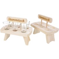Schnapsbrett(Bank Mit 6 Gläser Schnapsbrett(Bank Mit 6 Gläser von VelascoBrandmalerei
