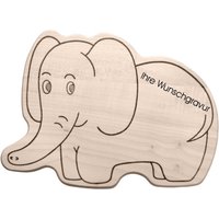 Schneidebrett in Motivform Mit Brandgrav.-Elefant Schneidebrett in Motivform Mit Brandgrav.-Elefant von VelascoBrandmalerei