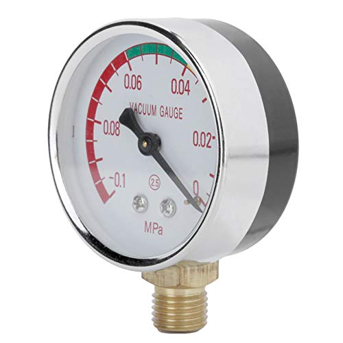 Velaurs Vakuum-Manometer, / 4 Außengewindedruckmesser, für Aquakultur-Melkmaschine von Velaurs