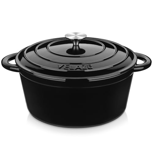 Velaze Dutch Oven (7 Quart, Schwarz) von Velaze