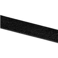 E00102533011425 Klettband zum Aufkleben Flauschteil (l x b) 25000 mm x 25 mm Schwarz 25 m - Velcro von Velcro