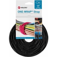 Velcro - Klettkabelbinder one-wrap® Strap 20 x 200mm, schwarz, 100 Stück von Velcro