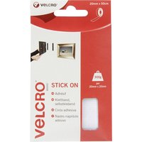 Velcro - VEL-EC60224 Klettband zum Aufkleben Haft- und Flauschteil (l x b) 500 mm x 20 mm Weiß 0.5 m von Velcro