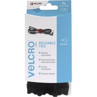 VELCRO® VEL-EC60466 Klettkabelbinder zum Bündeln Haft- und Flauschteil (L x B) 200 mm x 12 mm Schwa von Velcro