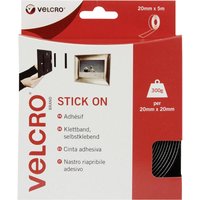 Velcro - VEL-EC60217 Klettband zum Aufkleben Haft- und Flauschteil (l x b) 5000 mm x 20 mm Schwarz 5 von Velcro