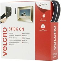 Velcro - VEL-EC60220 Klettband zum Aufkleben Haft- und Flauschteil (l x b) 10000 mm x 20 mm Schwarz 1 von Velcro