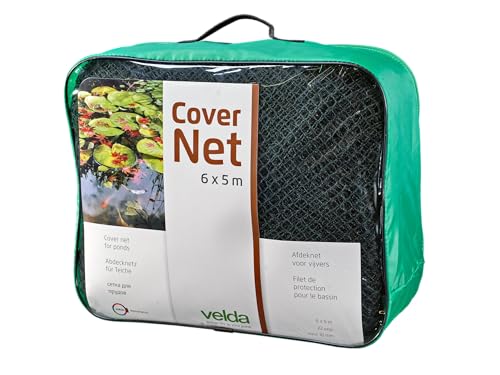 Velda Teichabdecknetz 6 x 5 Meter – Schutz vor Blättern, Reihern und Anderen Räubern von velda