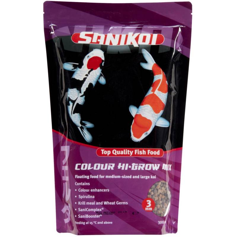 Velda Fischfutter SaniKoi Colour Hi-Grow 3 mm 3 l von Velda