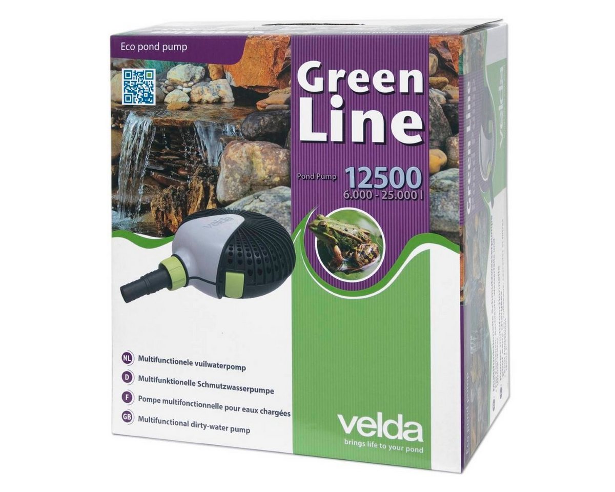 Velda Teichpumpe Velda Teichpumpe Green Line 12500 110 Watt max 5,5 m 126597 von Velda