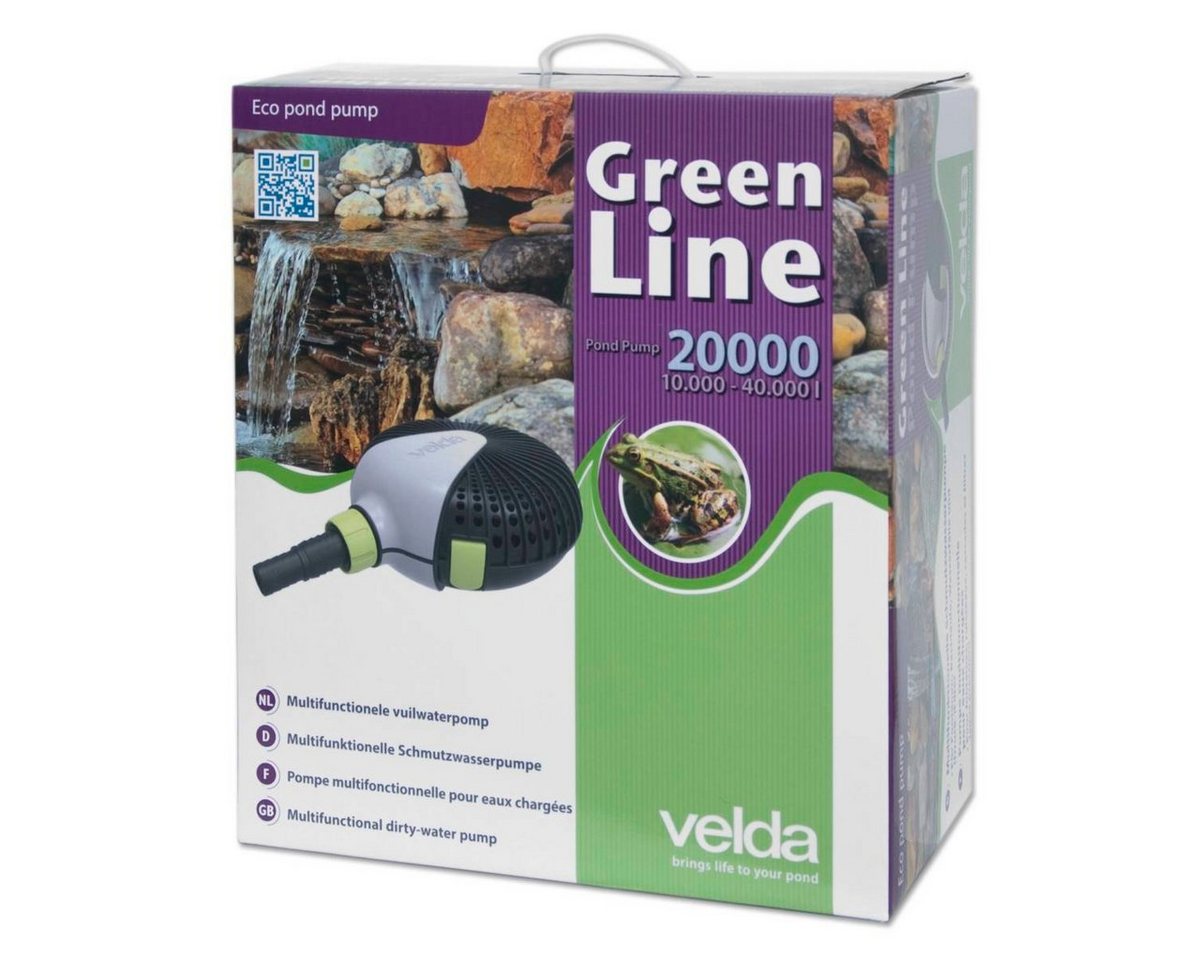 Velda Teichpumpe Velda Teichpumpe Green Line 20000 200 Watt max 7,0 m 126599 von Velda