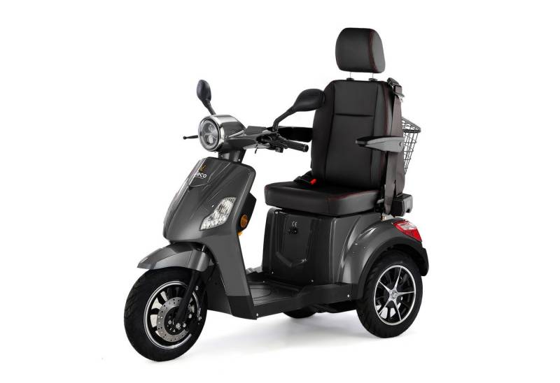 Veleco Elektromobil Draco mit Kapitänssitz - Lithium Akku - Seniorenmobil, 12,00 km/h, Kapitänssitz mit hoher Rückenlehne - Herausnehmbarer Lithium Akku von Veleco