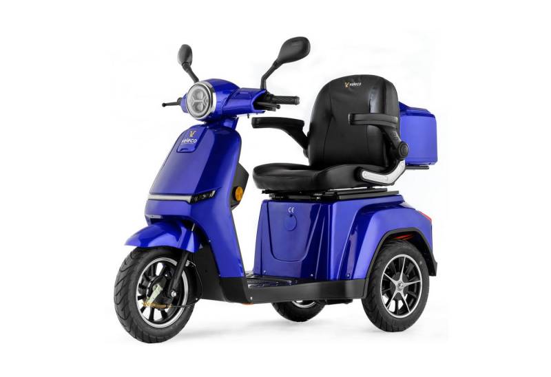 Veleco Elektromobil Veleco Turris - Lithium-Ionen Akku - Voll-LED Beleuchtung - 3-Rad, 800,00 W, 12,00 km/h, Herausnehmbarer Lithium-Ionen Akku von Veleco