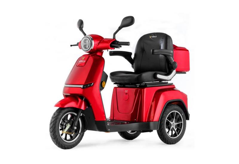 Veleco Elektromobil Veleco Turris - Lithium-Ionen Akku - Voll-LED Beleuchtung - 3-Rad, 800,00 W, 12,00 km/h, Herausnehmbarer Lithium-Ionen Akku von Veleco