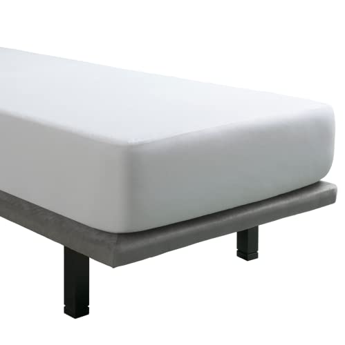 Velfont Matratzenschoner (2er-Pack) 90x200cm Aloe Vera Atmungsaktiv Oeko-TEX Zertifiziert wasserdichte Matratzenauflage von Velfont
