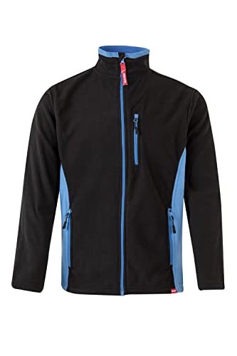 VELILLA 105514, Zweifarbiges Langarm-Poloshirt, Farbe Schwarz und Hellblau, Größe 3XL von VELILLA