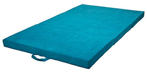 Velinda Klappmatratze Faltmatratze Gästebett Campingmatratze Reisematratze 120x200x10cm (Farbe: blau) von Velinda