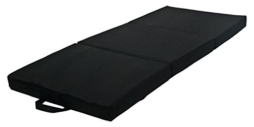 Velinda Klappmatratze Faltmatratze Gästebett Campingmatratze Reisematratze 120x200x10cm (Farbe: schwarz) von Velinda