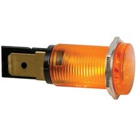 Runde, bernsteinfarbene Kontrollleuchte - 12 v - 14 mm von Velleman
