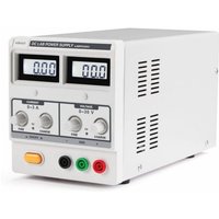 Velleman - Labornetzgerät, Labornetzteil, Labor Stromversorgung, regelbar, Netzteil einstellbar, 0-30 VDC/0-3 a, Strombegrenzung, kurzschlussfest, von Velleman