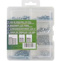 Velleman - satz mit schrauben (kreuzschlitz), sechskantmuttern und unterlegscheiben - 330 Teile. von Velleman