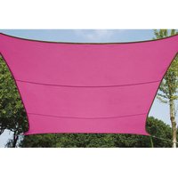 Sonnensegel Quadratisch Pink 3,6 x 3,6m - Sonnenschutz für Terrasse & Balkon von Perel