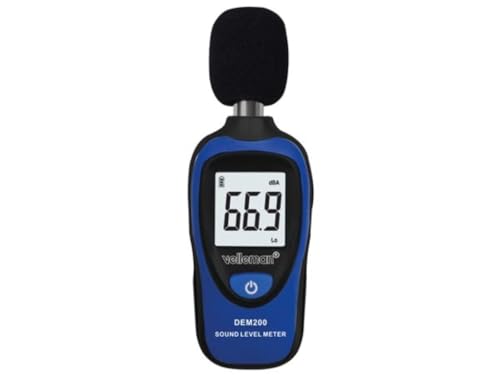 VELLEMAN - DEM200 Digitales Mini-Schallpegelmessgerät 406130 von Velleman