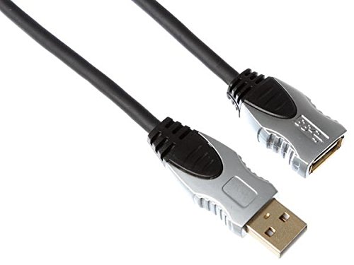 VELLEMAN - PAC603T025C Kabel USB 2.0/USB Stecker A Stecker zu USB A/PROFESSIONNEL/2.5 m 176908 von Velleman