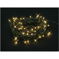 Burstlight led - 20 m - 220 LEDs (44 blinkende LEDs) - Warmweiß - grünes Kabel - 24 v von Velleman