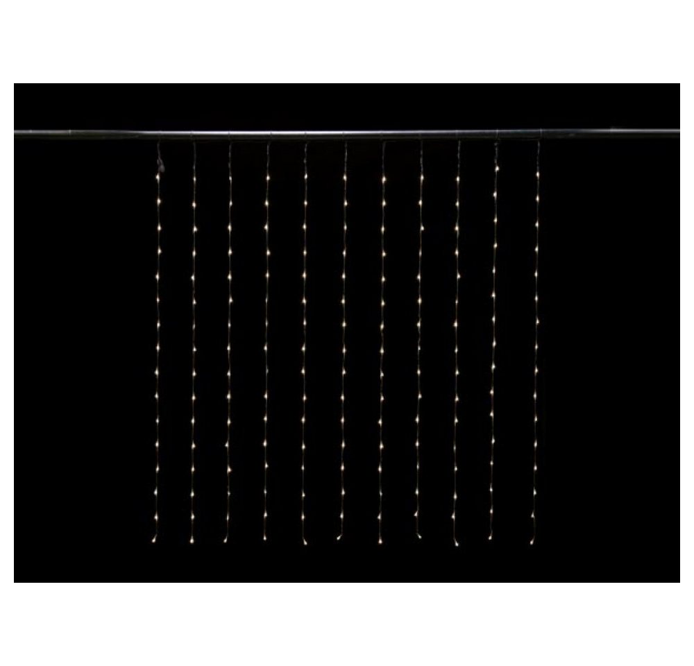 Velleman Flutlichtstrahler Cascade Light LED - 1.5 x 1.7 m - 176 LEDs - Weiß - transparentes Kabe von Velleman