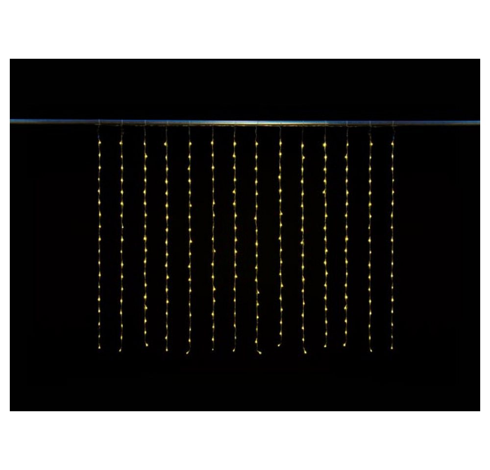 Velleman Flutlichtstrahler Digital LED curtain - 2 x 1.5 m - 252 LEDs - Warmweiß - transparentes von Velleman