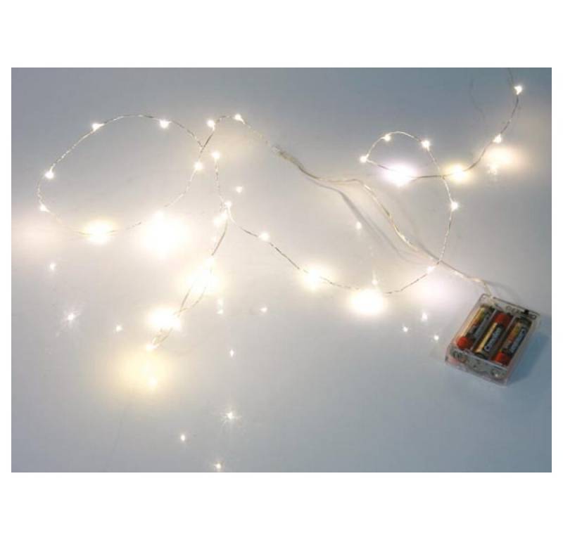 Velleman Flutlichtstrahler LED-LICHTERKETTE - WARMWEIß - 20 LEDs von Velleman