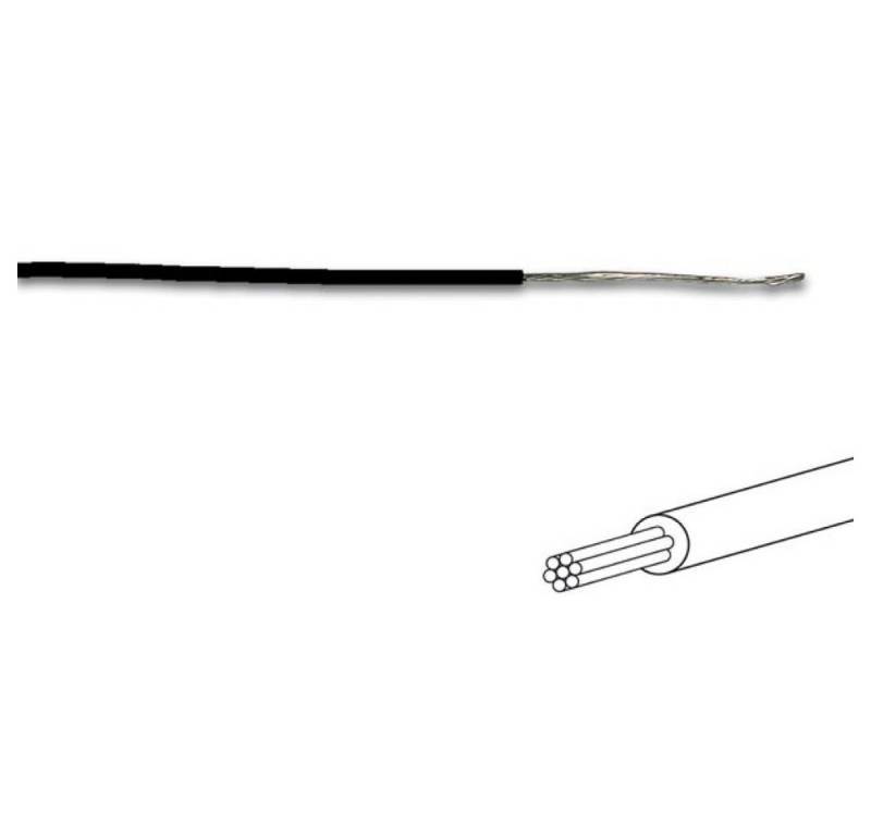 Velleman Gartensteckdose MONTAGEKABEL - ø 1.4 mm - 0.2 mm² - MEHRADRIG - SCHWARZ, 1-St. von Velleman