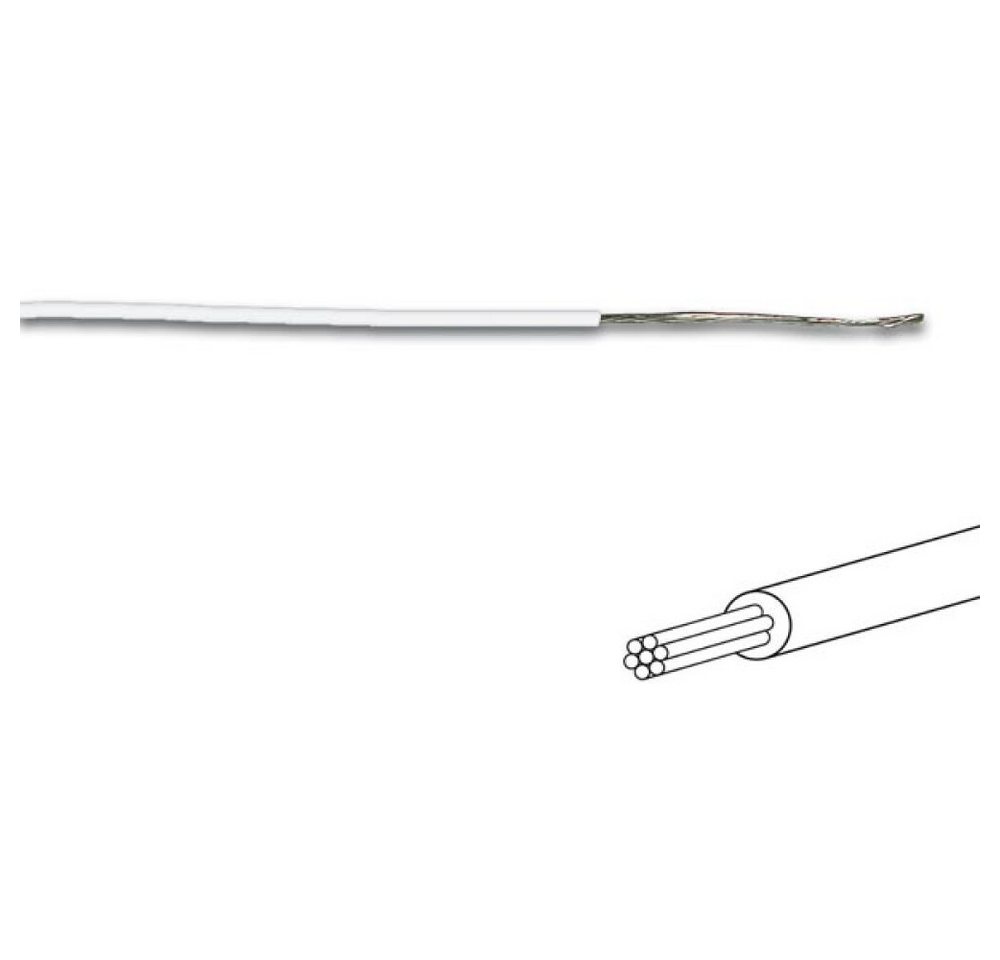Velleman Gartensteckdose MONTAGEKABEL - ø 1.4 mm - 0.2 mm² - MEHRADRIG - WEIß, 1-St. Velleman Gartensteckdose MONTAGEKABEL - ø 1.4 mm - 0.2 mm² - MEHRADRIG - WEIß, 1-St. von Velleman