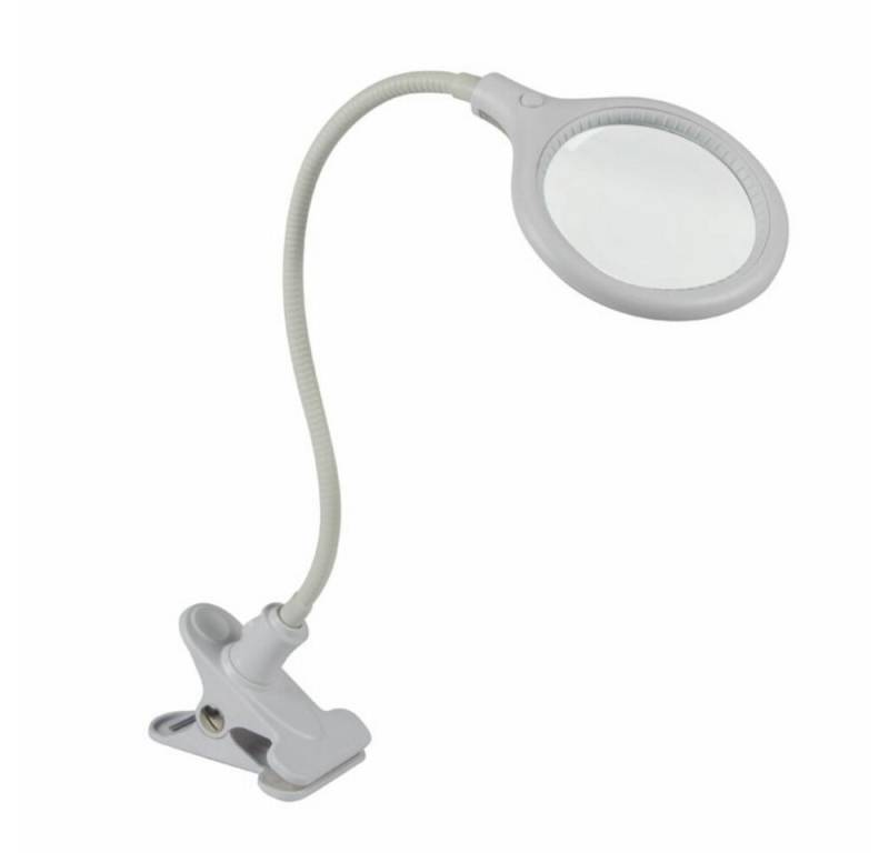 Velleman LED Arbeitsleuchte LED-LUPENLEUCHTE MIT BEFESTIGUNGSCLIP - 5 DIOPTRIEN - 6 W - 30 LEDs - von Velleman