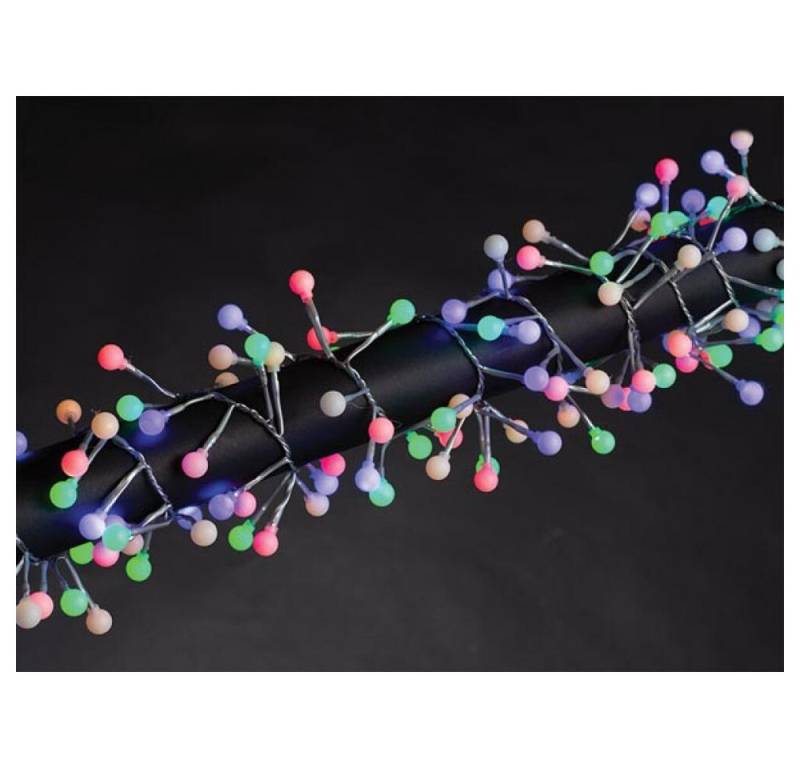 Velleman LED Stripe Auva LED - 3 m - 176 Kugeln - mehrfarbig - transparentes Kabel - 24 V von Velleman