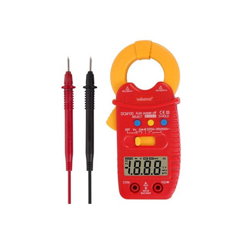 Velleman Multimeter Digitale mini-stromzange cat iii 600 v ac mit data-hold-funktion, (1 St) Velleman Multimeter Digitale mini-stromzange cat iii 600 v ac mit data-hold-funktion, (1 St) von Velleman