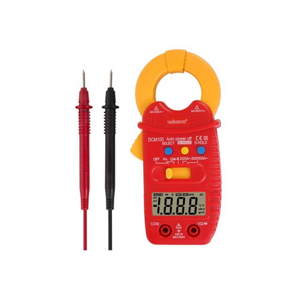 Velleman Multimeter Digitale mini-stromzange cat iii 600 v ac mit data-hold-funktion von Velleman