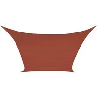 Sonnensegel - quadratisch - 5 x 5 m - farbe: terracotta von Perel