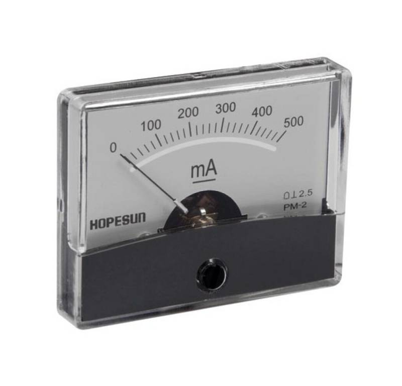 Velleman Strommessgerät Drehspulpanelmeter zum Einbau in elektronische Instrumente, Schalttafe, 1-tlg. Velleman Strommessgerät Drehspulpanelmeter zum Einbau in elektronische Instrumente, Schalttafe, 1-tlg. von Velleman
