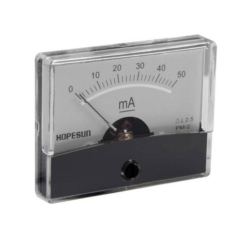 Velleman Strommessgerät Drehspulpanelmeter zum Einbau in elektronische Instrumente, Schalttafe, 1-tlg. Velleman Strommessgerät Drehspulpanelmeter zum Einbau in elektronische Instrumente, Schalttafe, 1-tlg. von Velleman