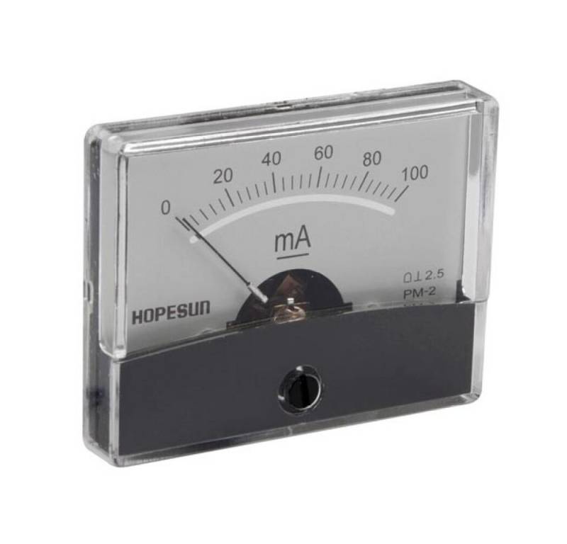 Velleman Strommessgerät Drehspulpanelmeter zum Einbau in elektronische Instrumente, Schalttafe, 1-tlg. Velleman Strommessgerät Drehspulpanelmeter zum Einbau in elektronische Instrumente, Schalttafe, 1-tlg. von Velleman