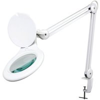 LED-Schreibtischlampe mit Lupe - 5 Dioptrien - 4 W - 48 LEDs - weiß von Velleman